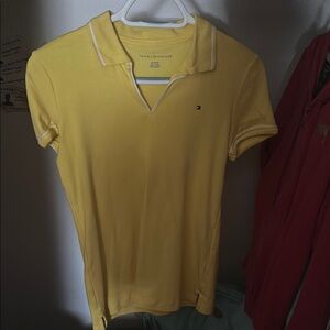 Tommy Hilfiger Yellow Polo Shirt